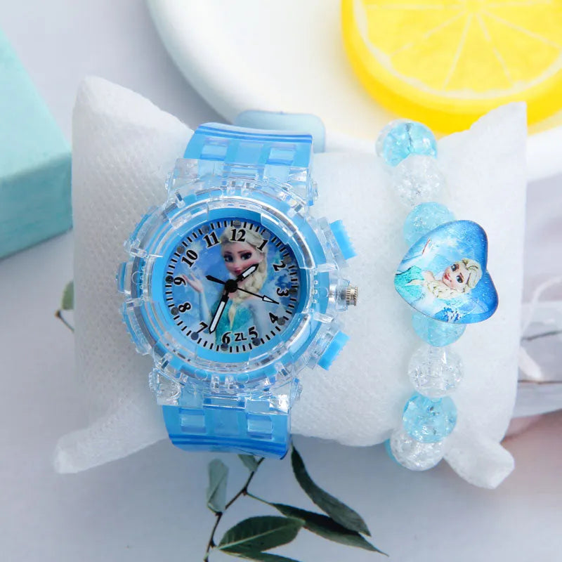 Coffret cadeau Reine des Neiges avec montre et bracelet – Image 2