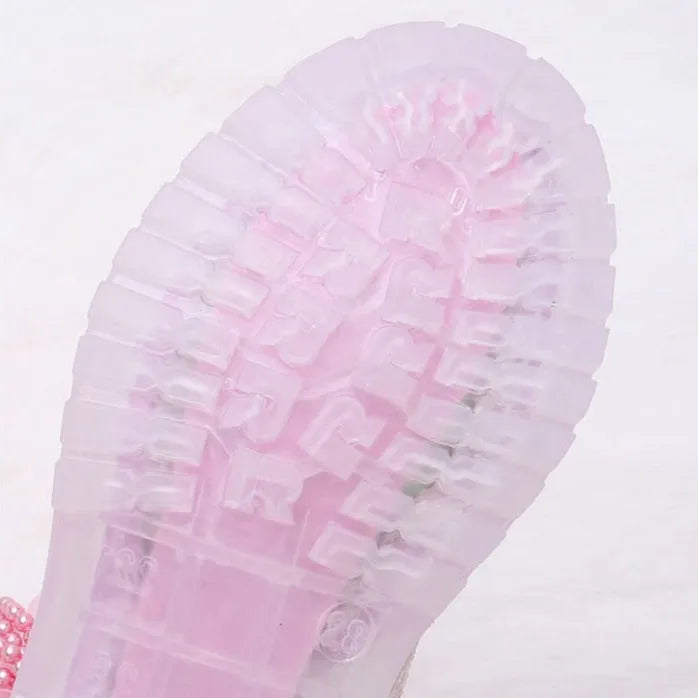 Bottes Reine des Neiges pailletées bleu ou rose – Image 6
