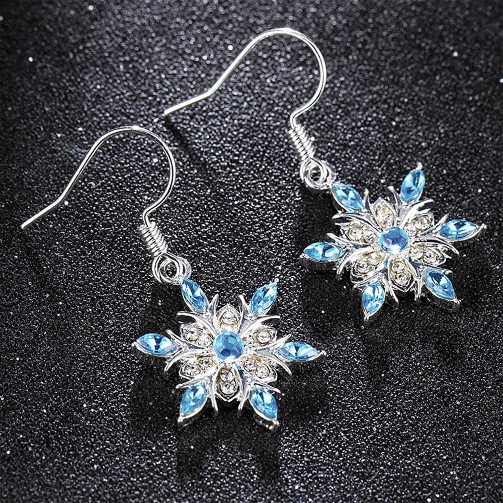 Boucles d oreilles Reine des Neiges flocon – Image 2