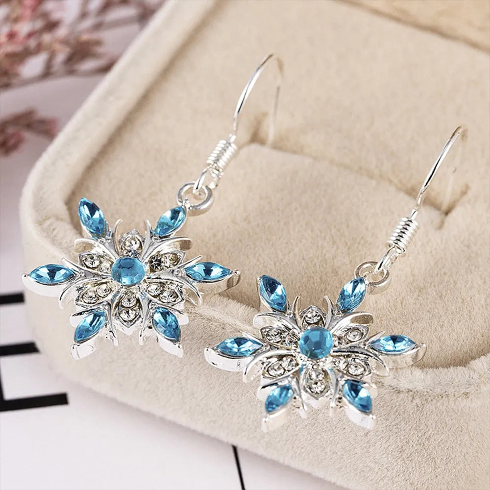 Boucles d oreilles Reine des Neiges flocon – Image 3
