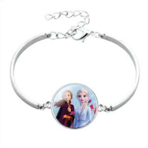 Bracelet cabochon La Reine des Neiges 2