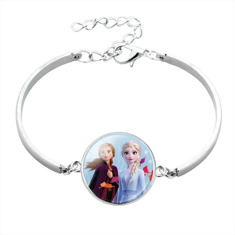 Bracelet cabochon La Reine des Neiges 2
