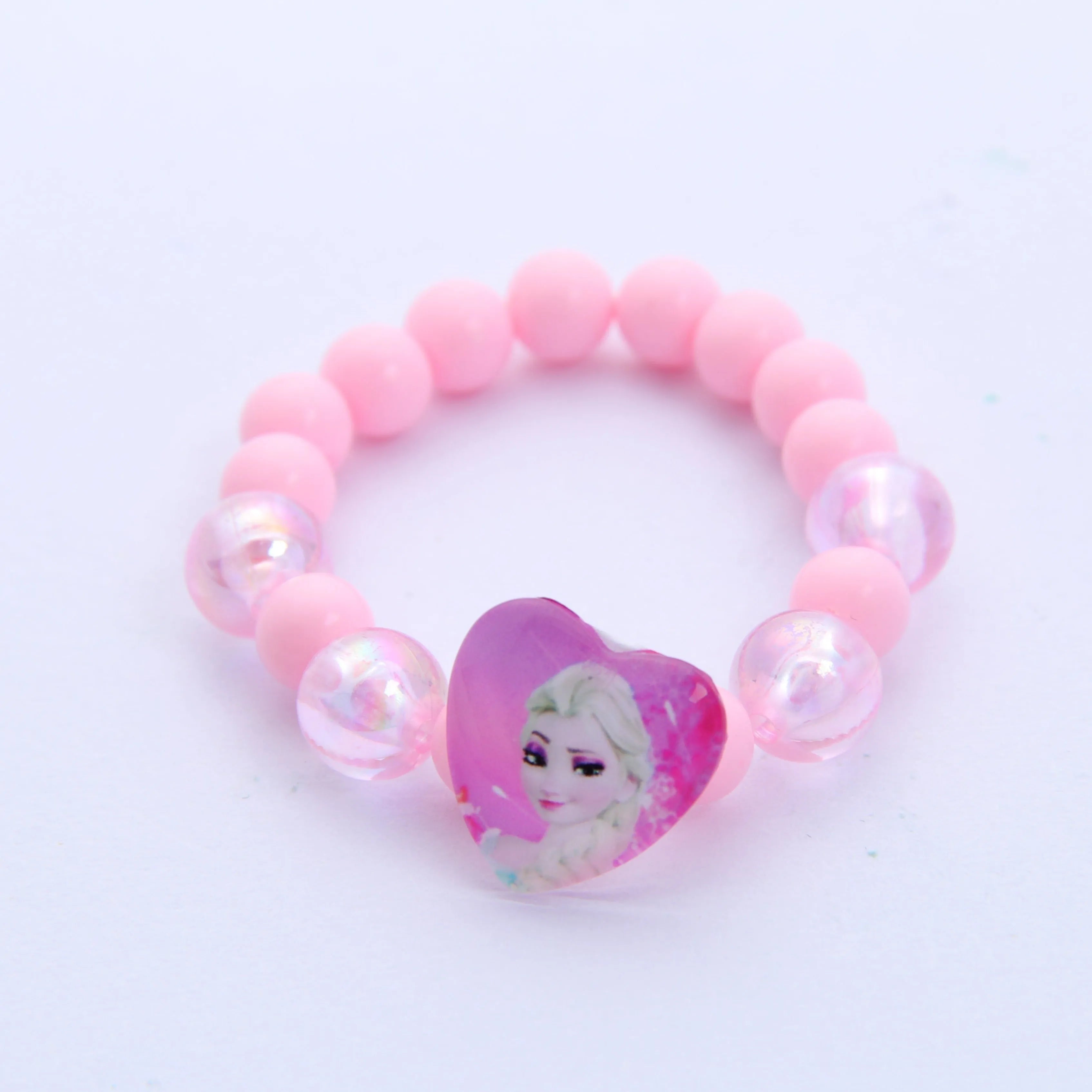 Bracelet coeur rose Reine des Neiges – Image 2