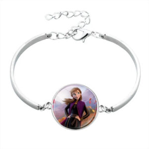 Bracelet cabochon Anna La Reine des Neiges