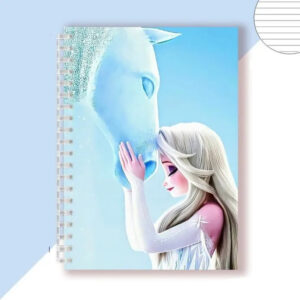 Carnet A5 Reine des Neiges avec Elsa et Nokk