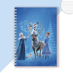 Carnet A5 de notes Reine des Neiges