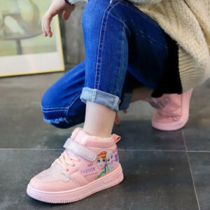 Chaussures d'hiver roses Reine des Neiges