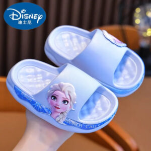 Chaussures Reine des Neiges antidérapantes, bleu ou violet