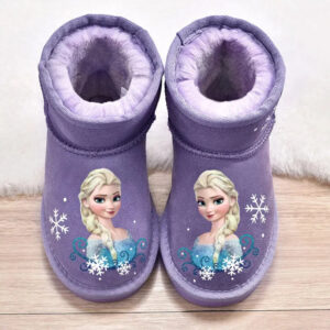Chaussures Moumoute Reine des Neiges en pointures 27 à 35