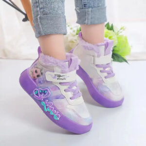 Chaussures chaudes Reine des Neiges rose ou violet