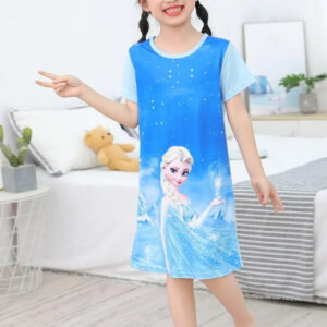 Chemise de nuit Reine des Neiges du 3 à 4 ans au 9 à 12 ans