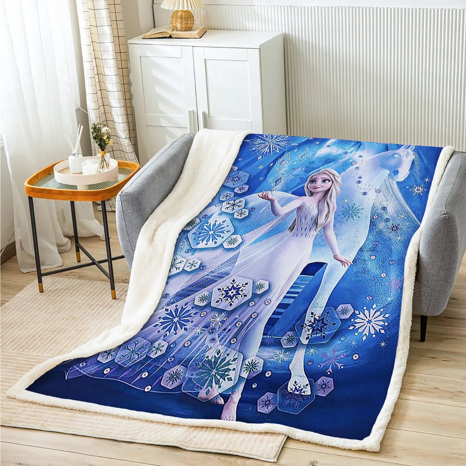 Couverture La Reine des Neiges 2, 100x140cm ou 75 X 100cm
