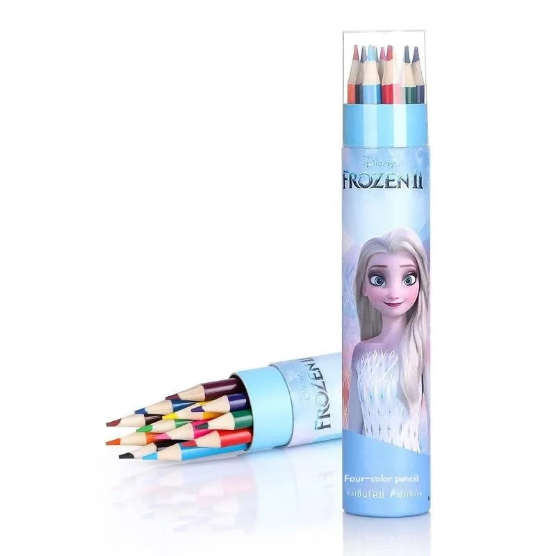 Crayons de couleur Reine des Neiges en lot de 12 ou 48 – Image 2