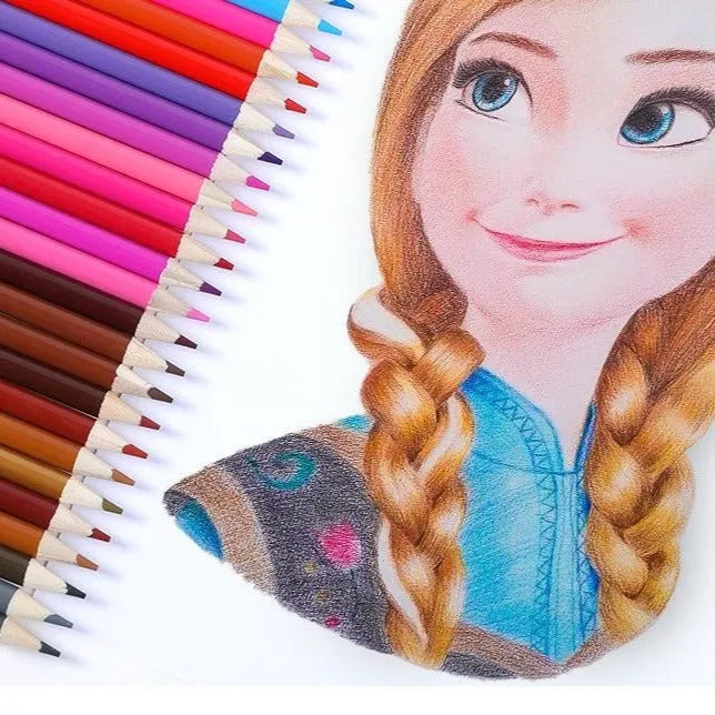 Crayons de couleur Reine des Neiges en lot de 12 ou 48 – Image 4