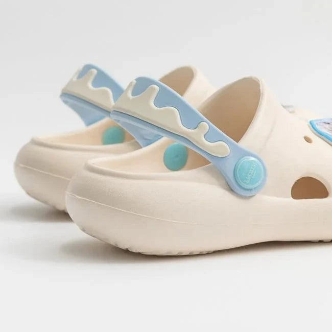 Crocs enfant Reine des Neiges bleu ciel ou blanc cassé – Image 5