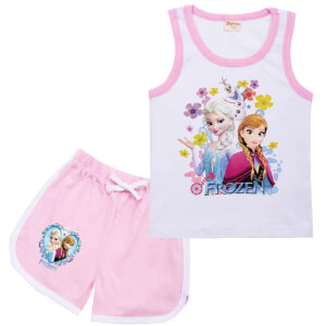 Ensemble de nuit La Reine des Neiges débardeur et short