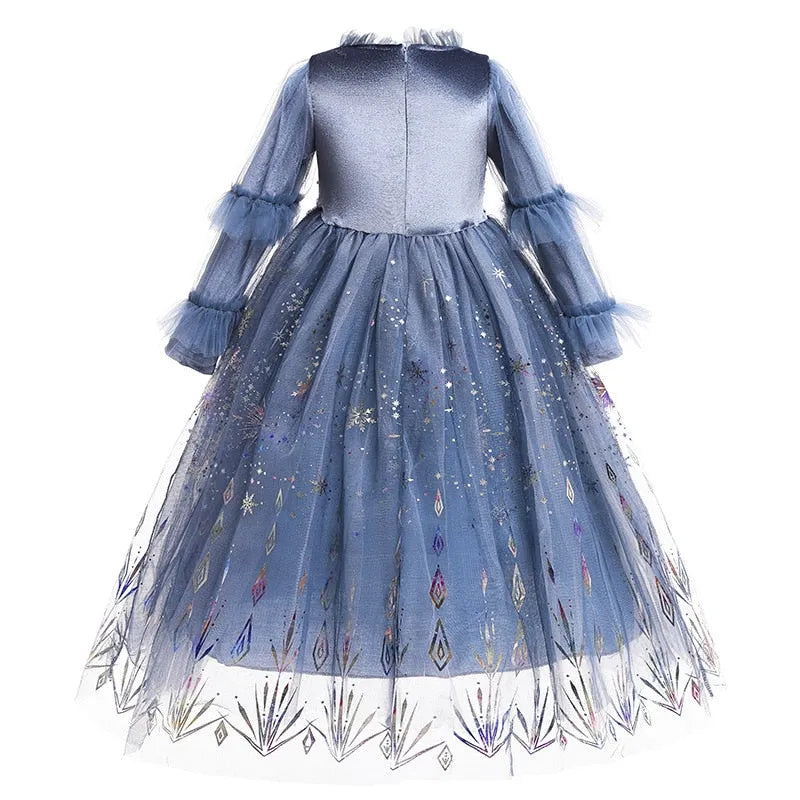 Déguisement premium La Reine des Neiges avec robe, accessoires ou cape – Image 5