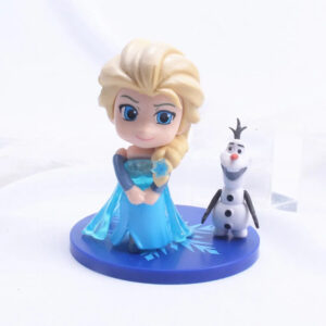 Figurine Reine des Neiges avec Elsa et Olaf