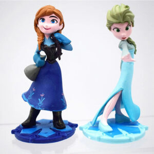 Lot de 2 figurines Reine des Neiges Elsa et Anna