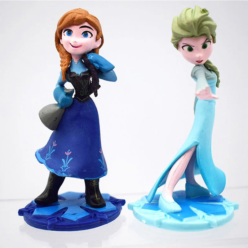 Lot de 2 figurines Reine des Neiges Elsa et Anna