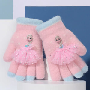Gants Reine des Neiges couleurs assorties