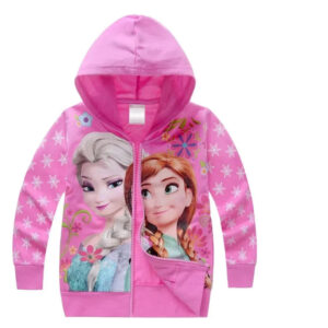 Gilet Reine des Neiges enfant, tailles 3 à 7 ans