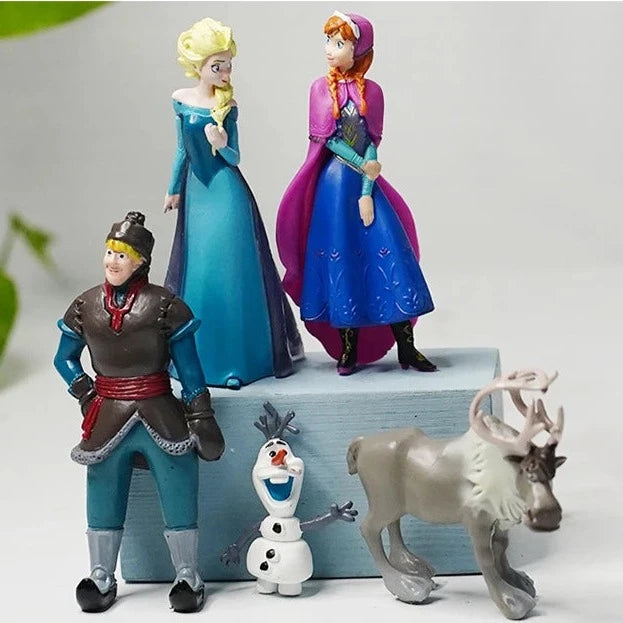 Lot Reine des Neiges de 5 figurines