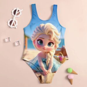 Maillot de bain Elsa enfant tailles 110 à 150
