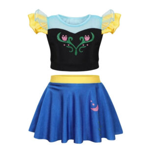 Maillot de bain Anna La Reine des Neiges avec tailles 3-4 à 9-10 ans