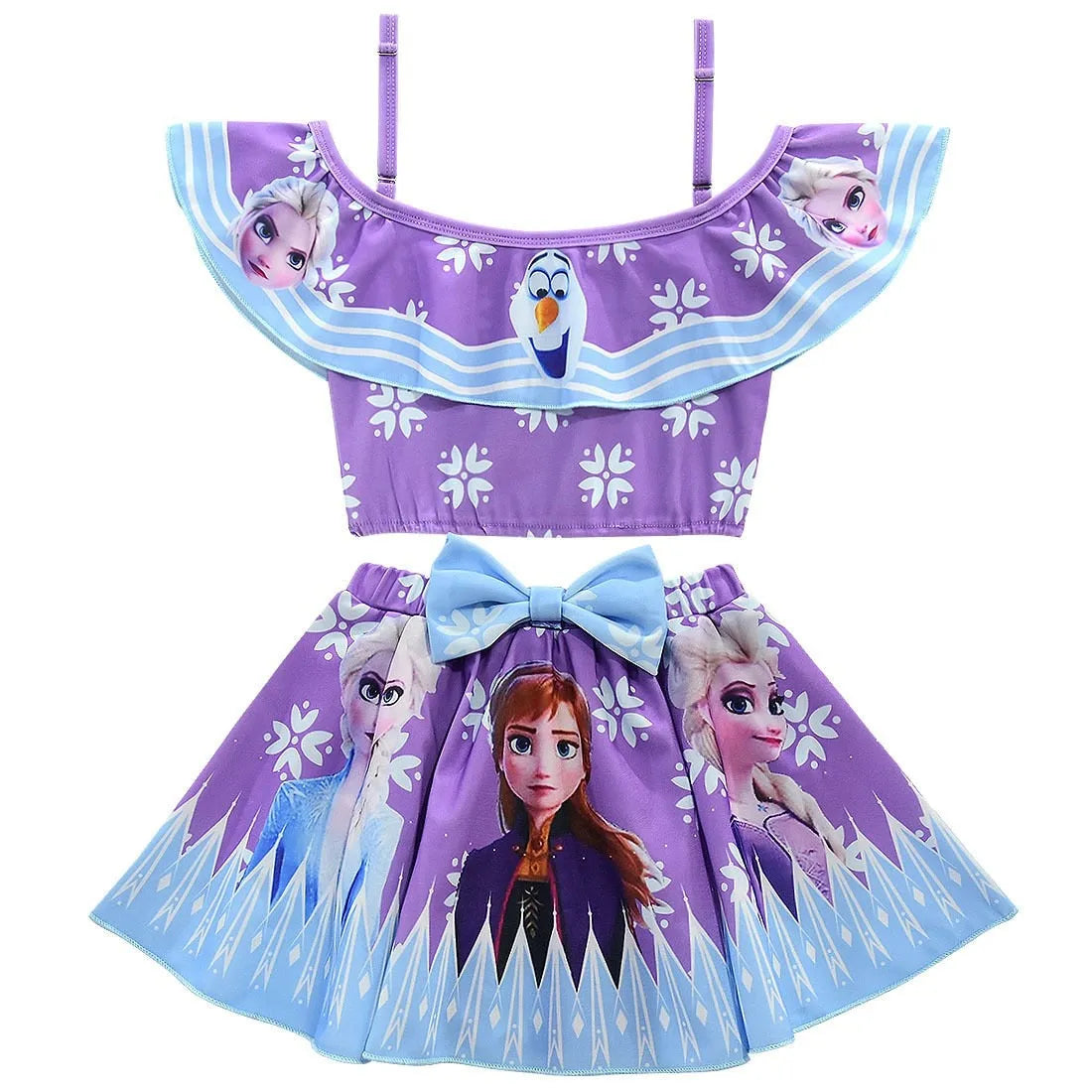 Maillot de bain Girly Reine des Neiges enfant
