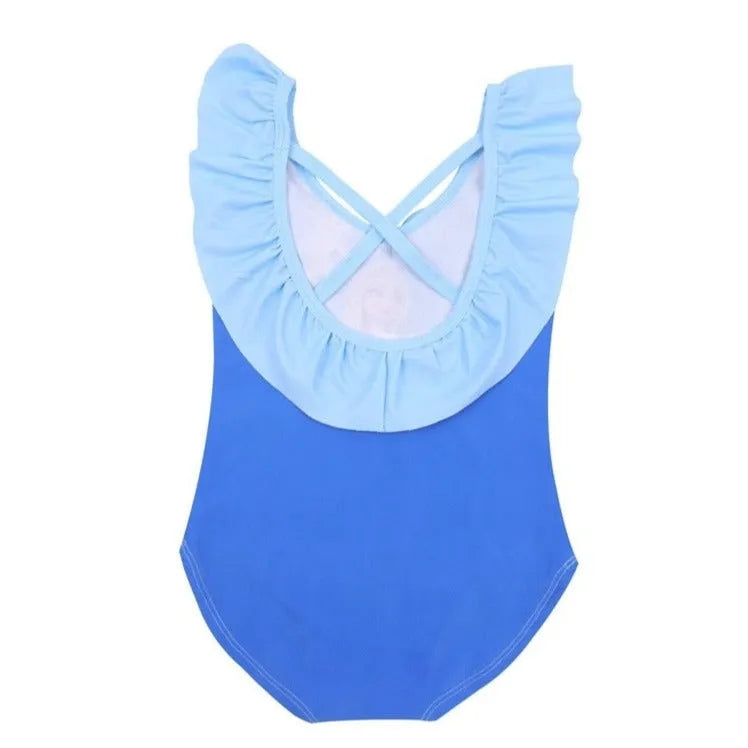 Maillot de bain bleu Reine des Neiges pour enfant – Image 2