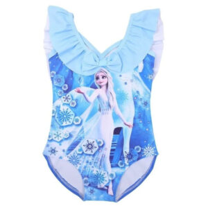Maillot de bain bleu Reine des Neiges pour enfant