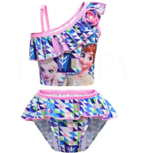 Maillot de bain coloré Reine des Neiges, tailles 110 à 150