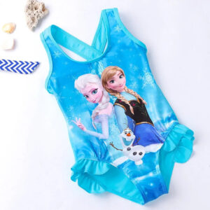Maillot de bain enfant La Reine des Neiges, tailles 3-4 à 9-10 ans