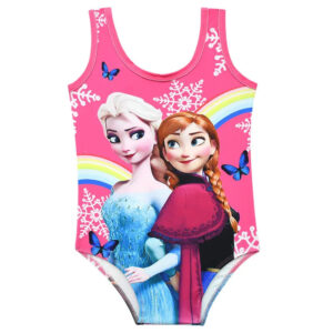 Maillot de bain une pièce fille Reine des Neiges, couleurs au choix