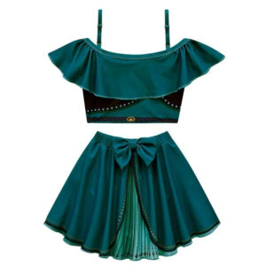 Maillot de bain vert Reine des Neiges pour enfant