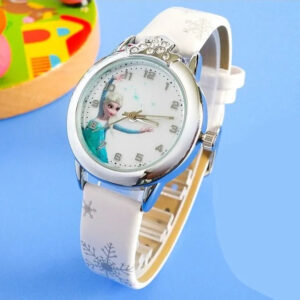 Montre blanche Reine des Neiges