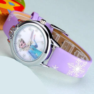 Montre violette Reine des Neiges