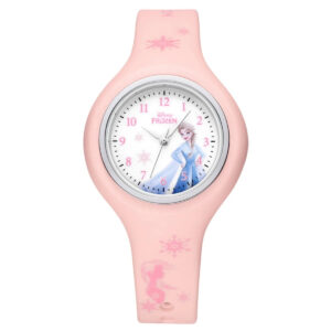 Montre La Reine des Neiges 2, coloris blanc bleu ou rose