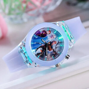 Montre Reine des Neiges avec effet lumière