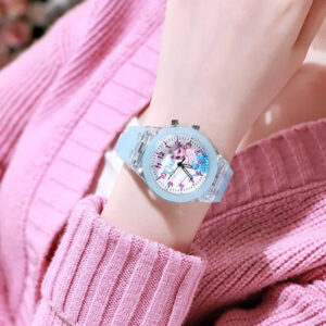 Montre Reine des Neiges lumineuse pour enfant