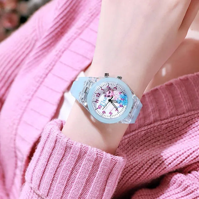 Montre Reine des Neiges lumineuse pour enfant