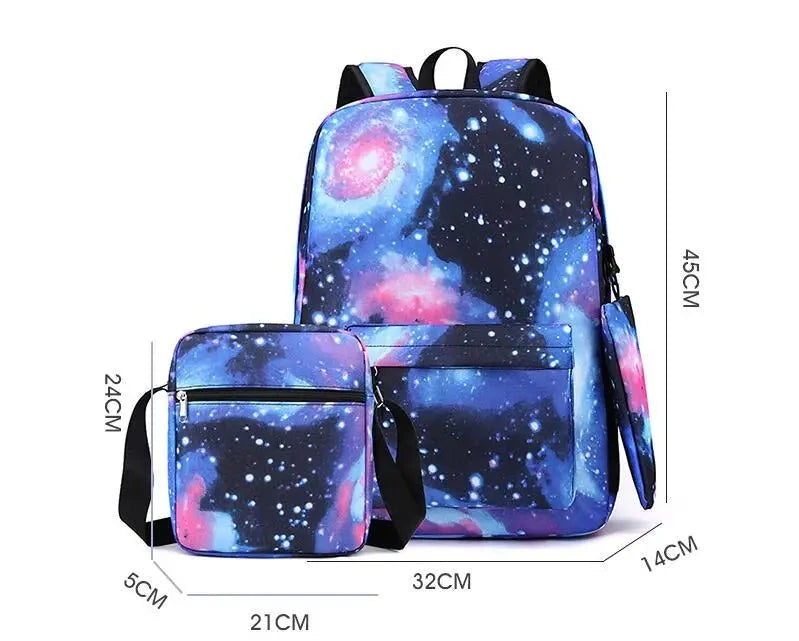 Pack école La Reine des Neiges en Galaxie, Rose ou Noir – Image 3
