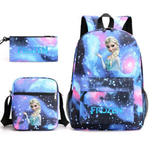 Pack école La Reine des Neiges en Galaxie, Rose ou Noir