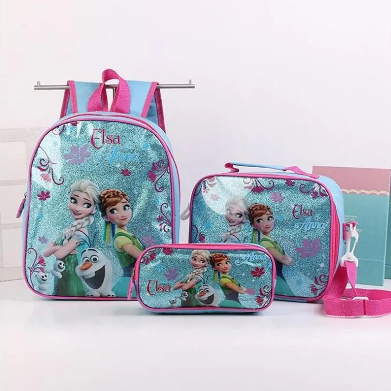 Pack écolier Reine des Neiges rose ou bleu – Image 8