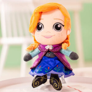 Peluche Anna heureuse Reine des Neiges