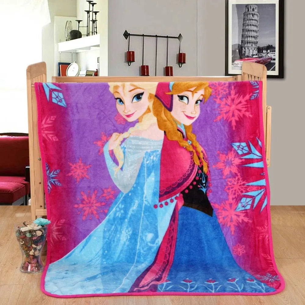 Plaid Elsa et Anna de La Reine des Neiges