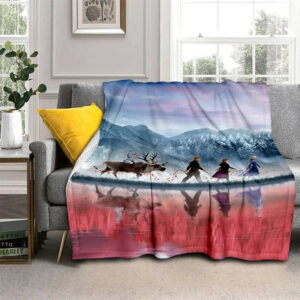 Plaid La Reine des Neiges 2 en 3 dimensions