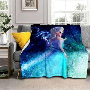 Plaid Elsa La Reine des Neiges, 80x120cm à 150x180cm