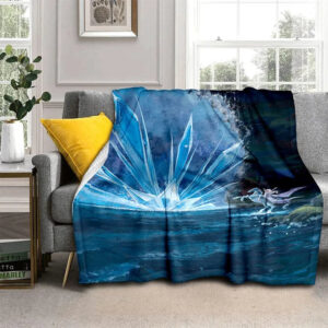 Plaid Glace Reine des Neiges en 3 dimensions